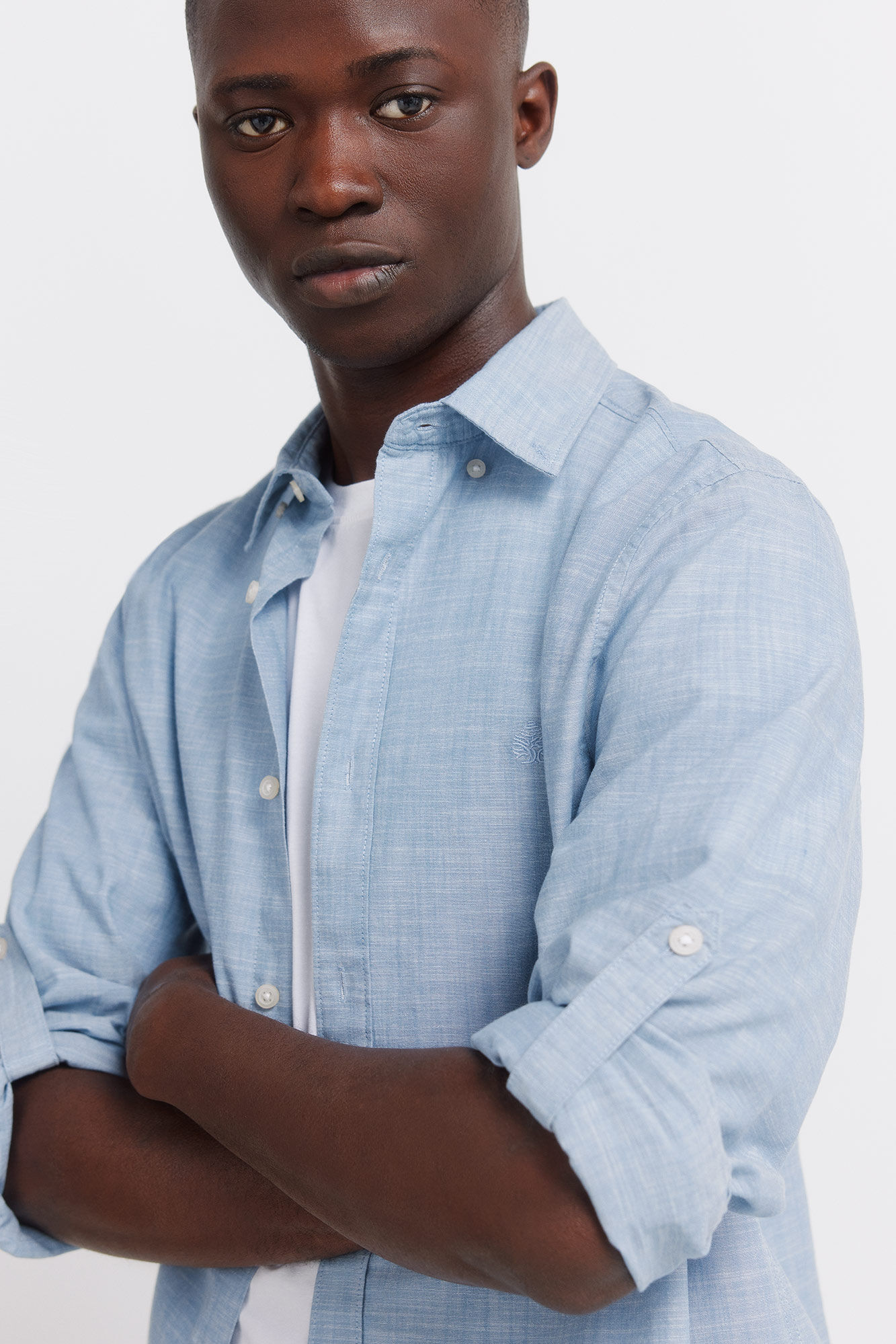 Springfield Camisa algod&oacute;n slub