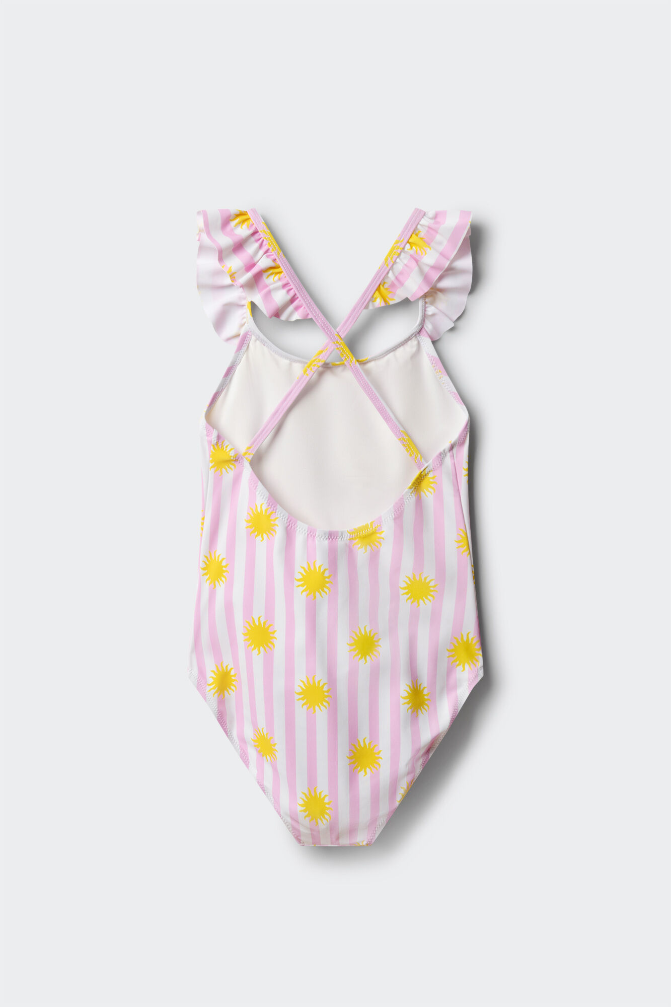 Springfield Kids Traje de ba&ntilde;o de soles para ni&ntilde;a rosa