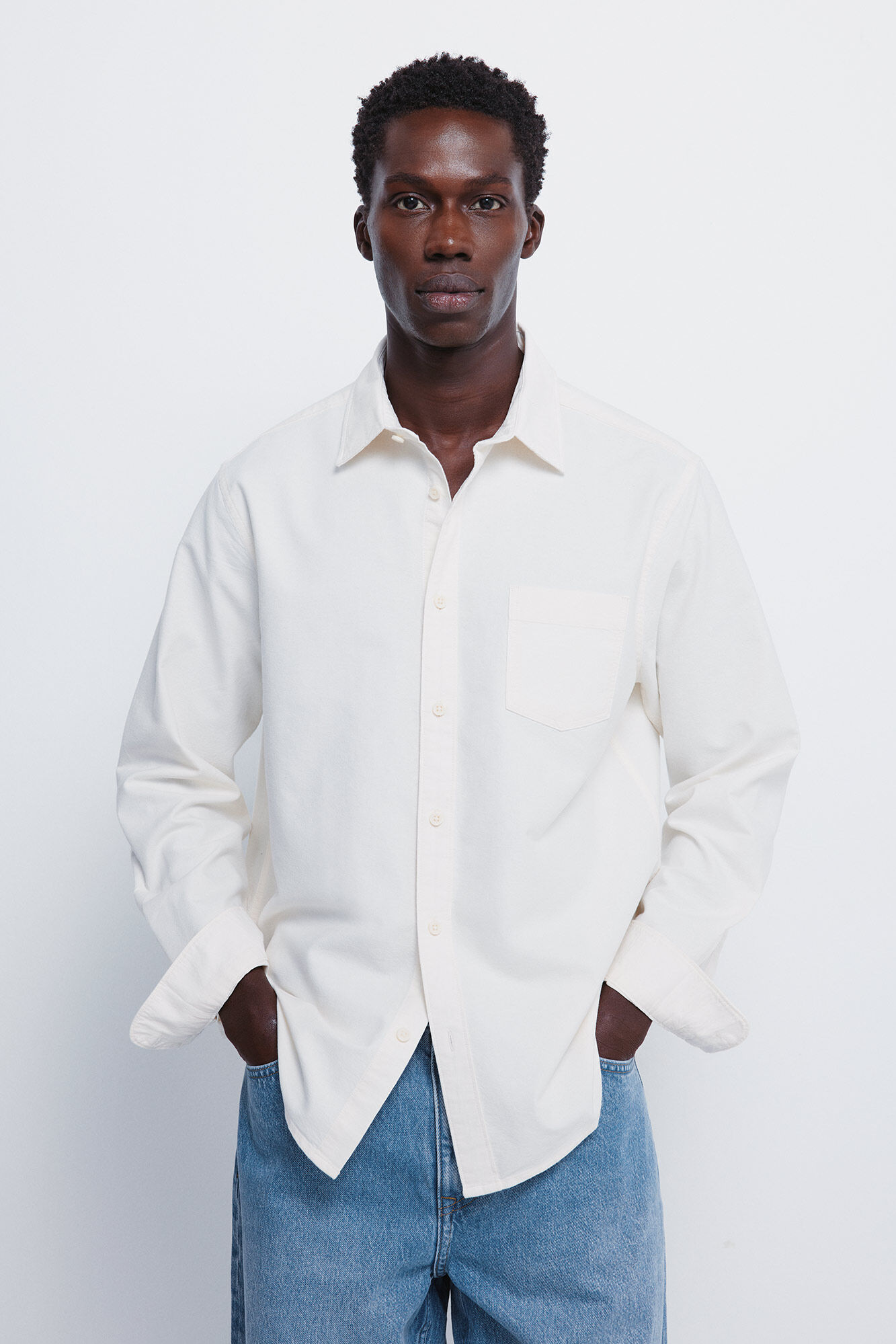 Springfield Camisa Oxford de color