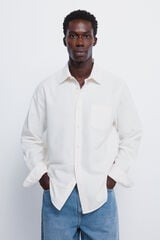 Springfield Camisa Oxford de color blanco