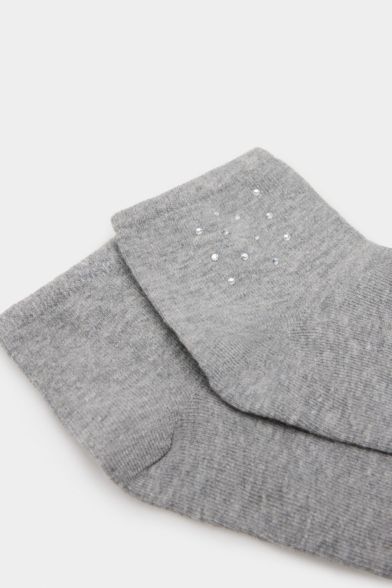 Springfield Calcet&iacute;n corto tacha cristal gris