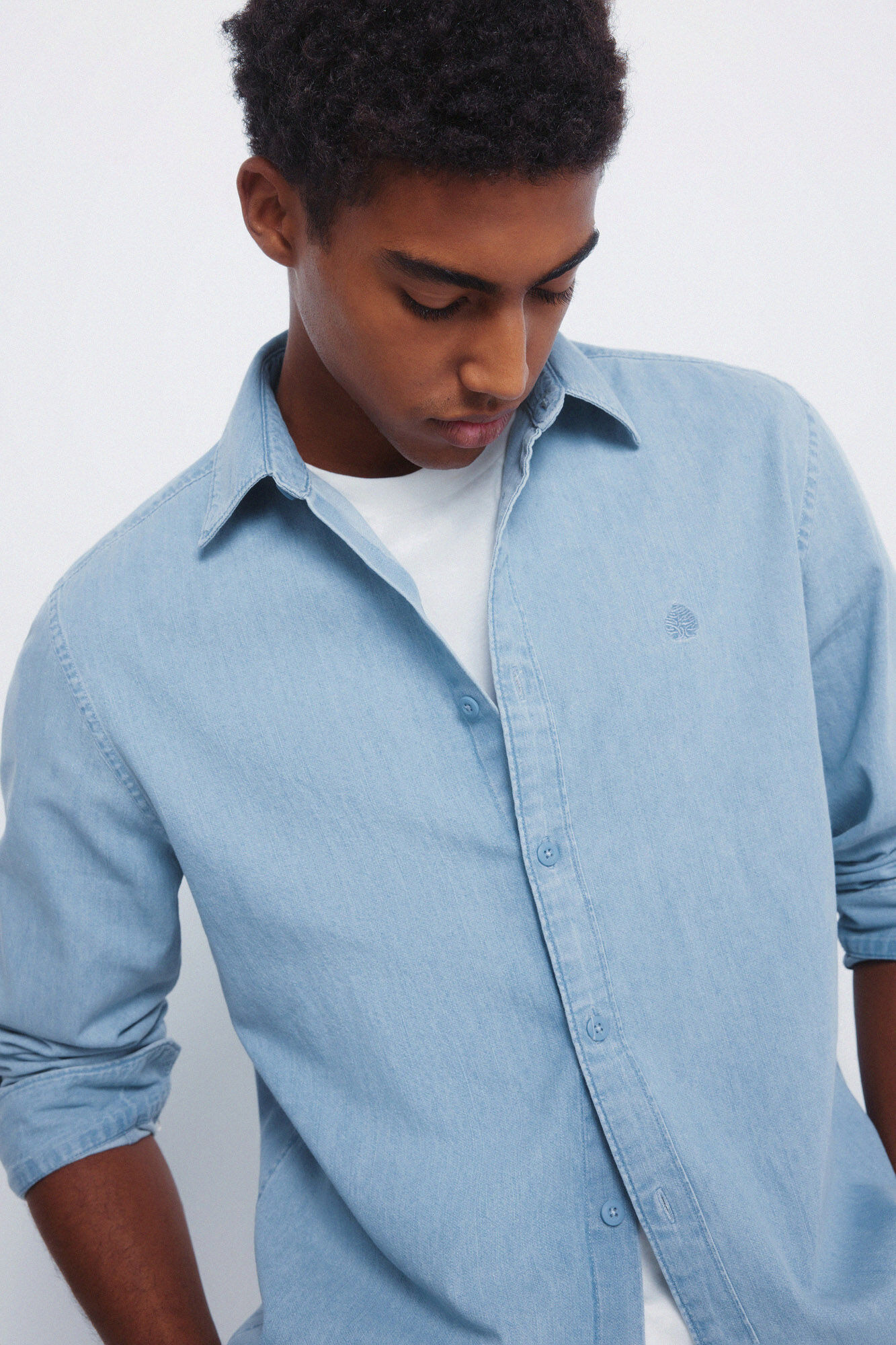 Springfield Camisa denim