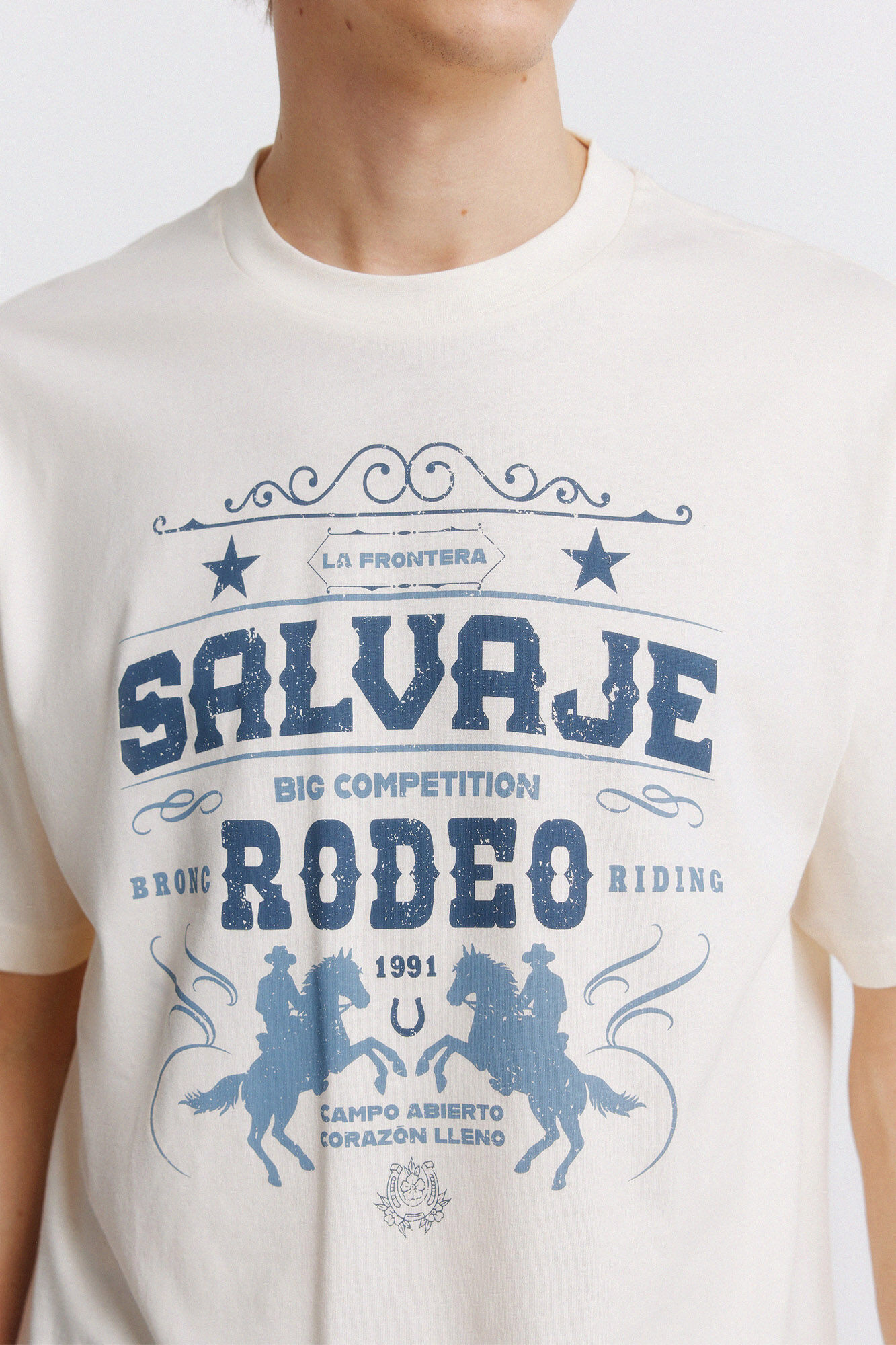 Springfield Playera salvaje blanco