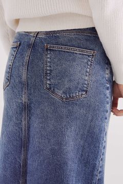 Springfield Falda denim midi azul