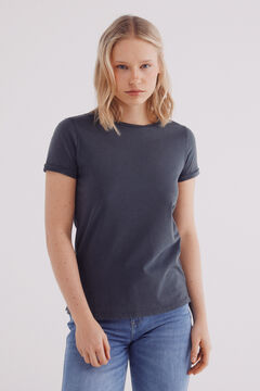 Springfield Playera efecto lavado gris