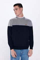 Springfield Jersey básico color block marino