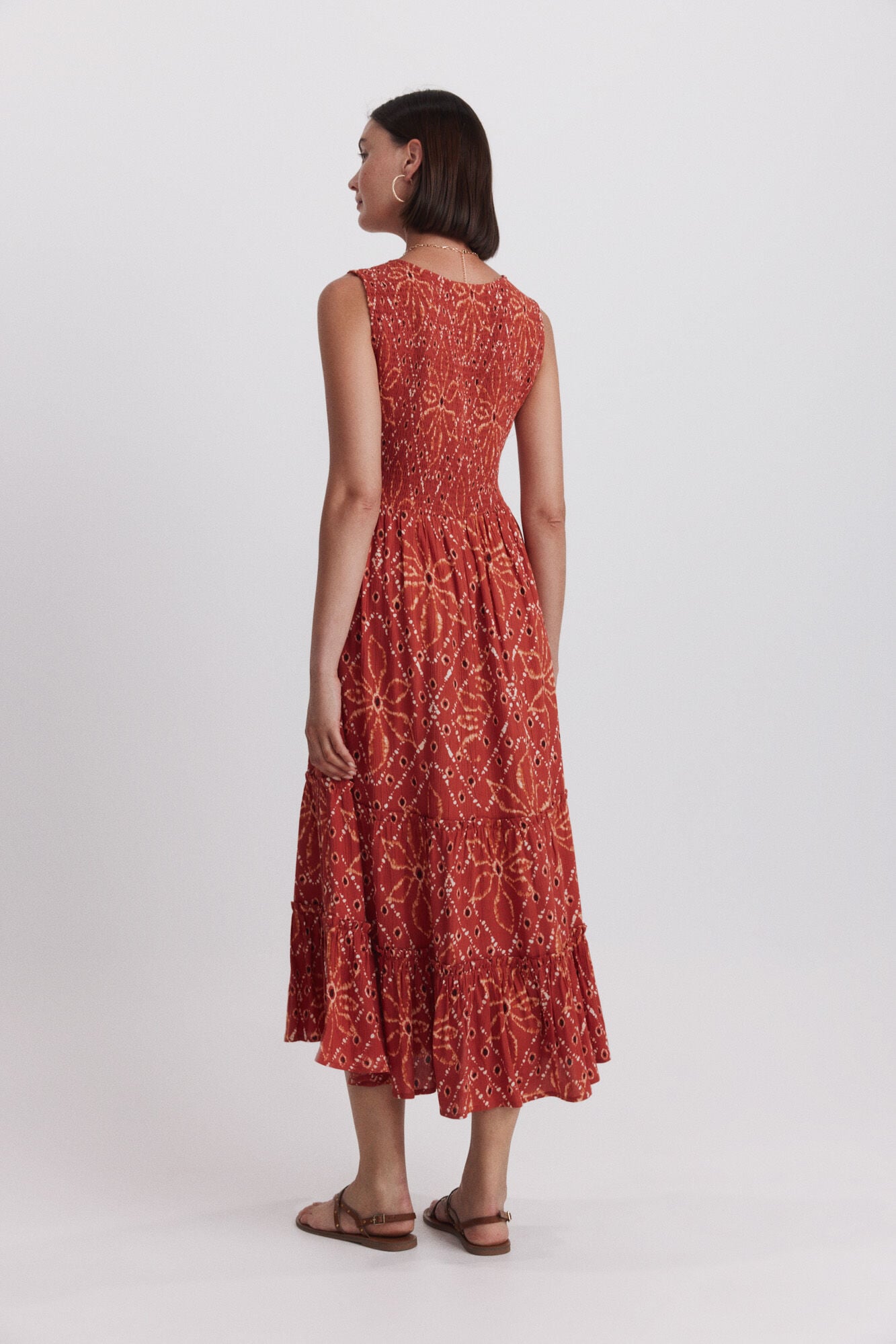 High Spirits Vestido terracota caf&eacute;