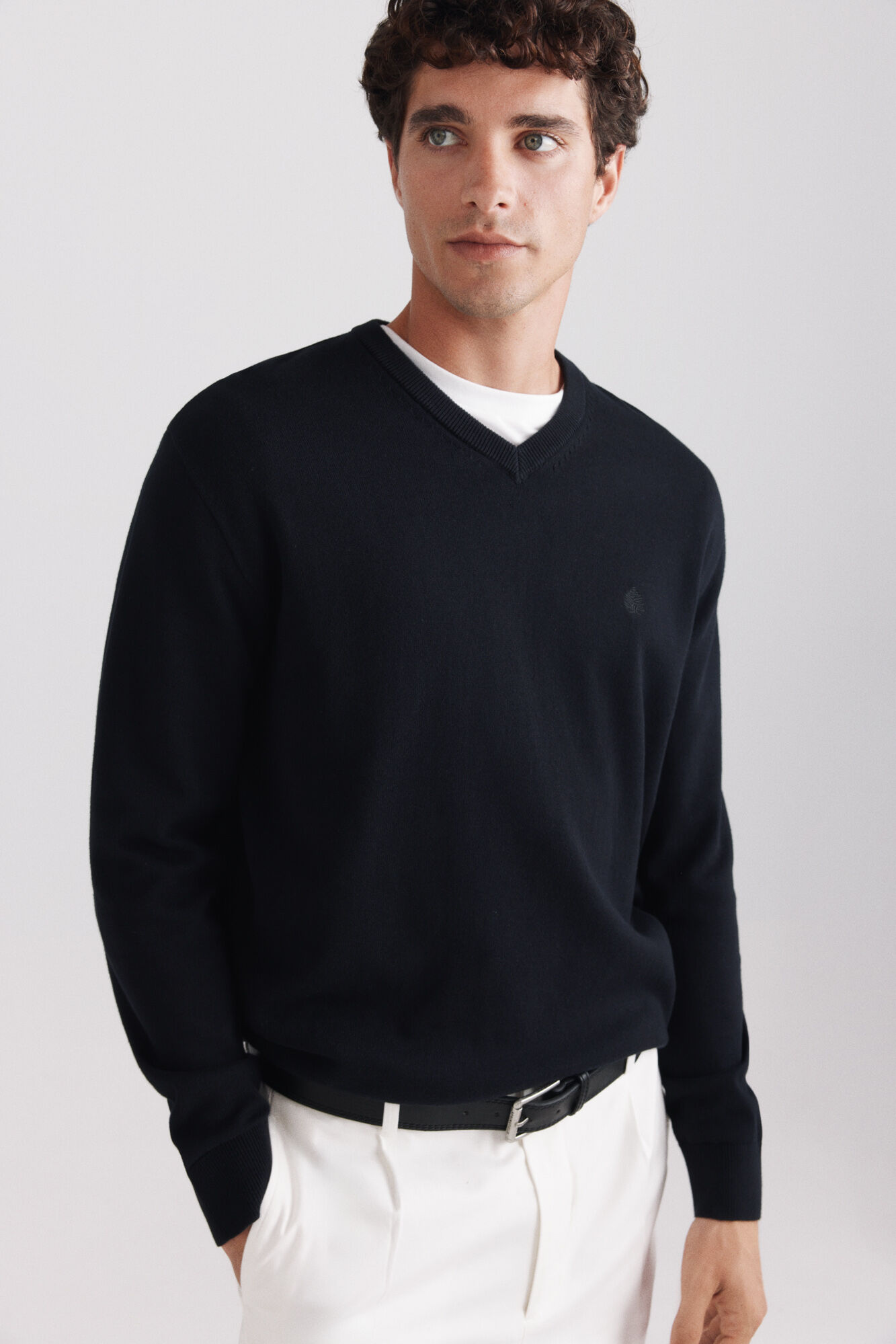 Springfield Jersey b&aacute;sico cuello pico
