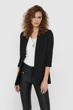 Springfield Blazer manga 3/4 con solapas negro