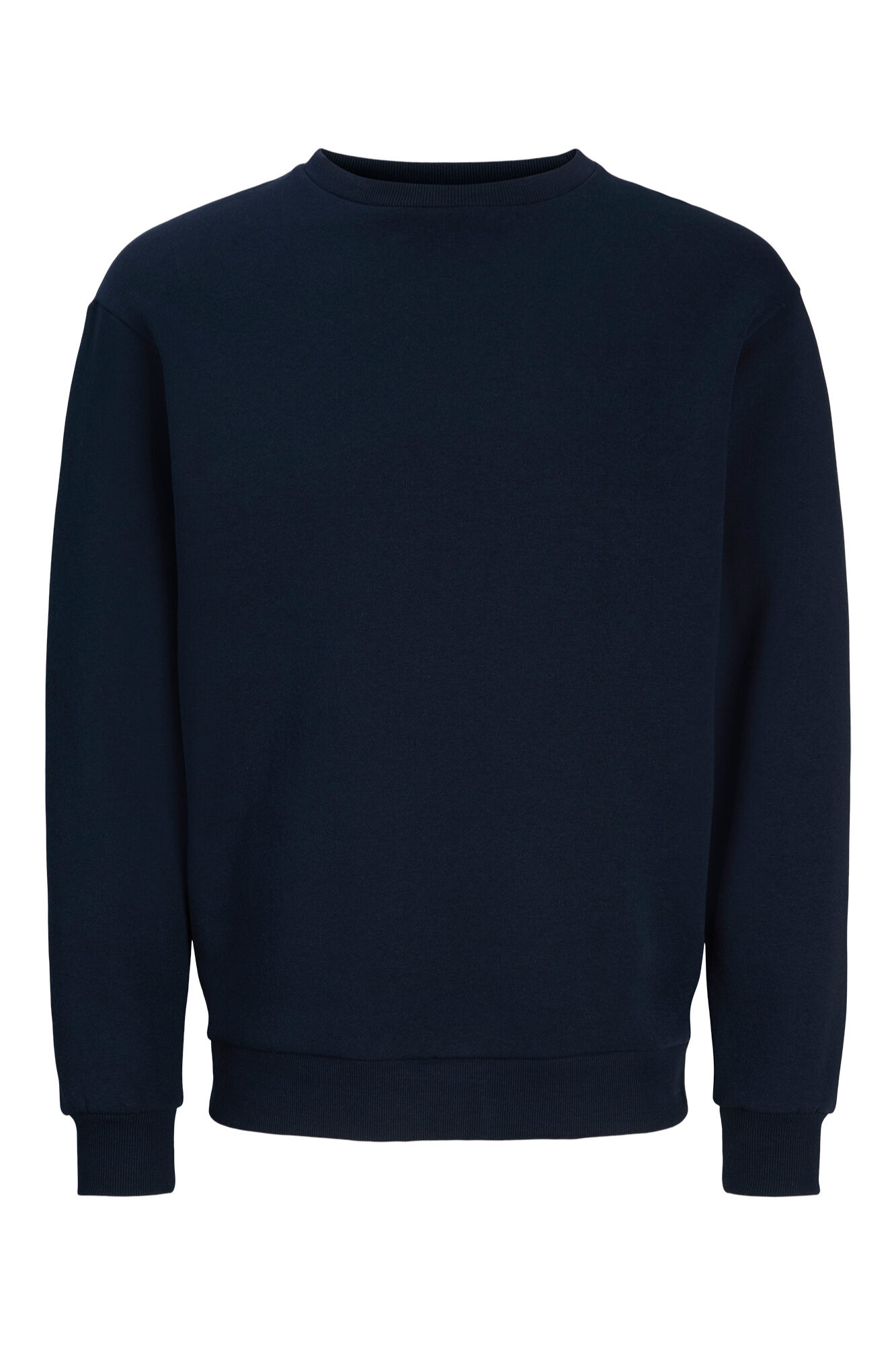 Jack & Jones Sudadera b&aacute;sica de cuello redondo marino