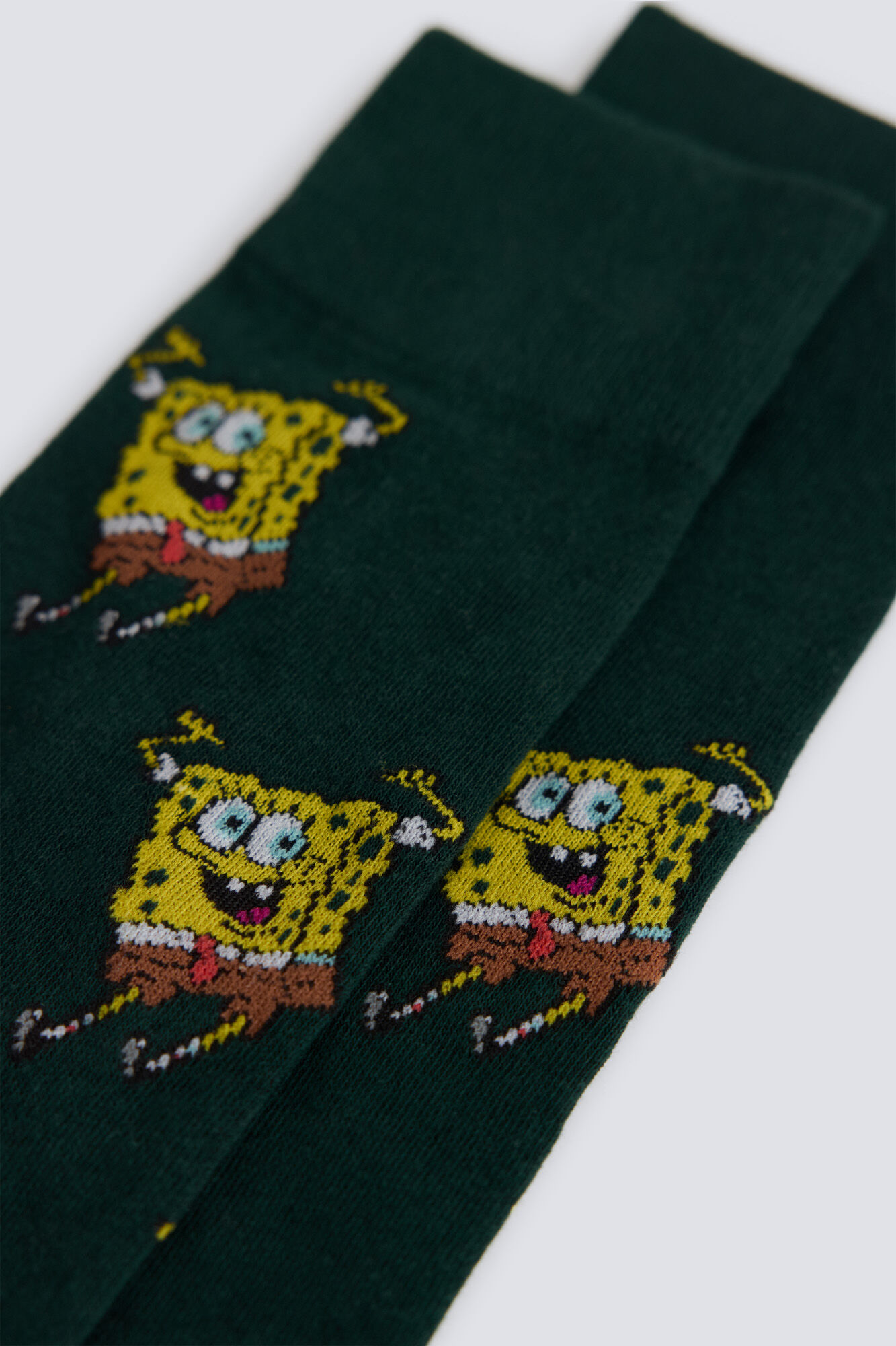 Springfield Calcet&iacute;n largo Bob Esponja verde