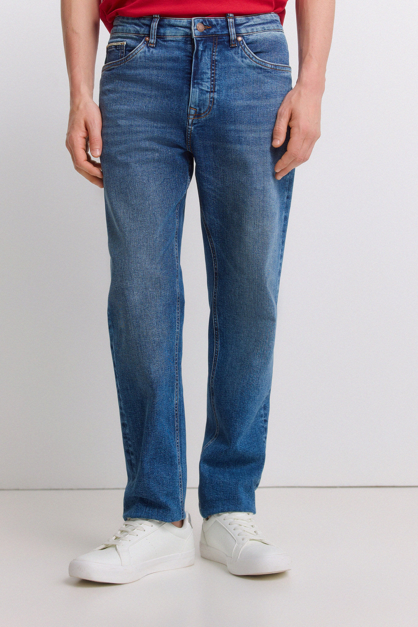 Springfield Jeans lavado medio oscuro slim fit
