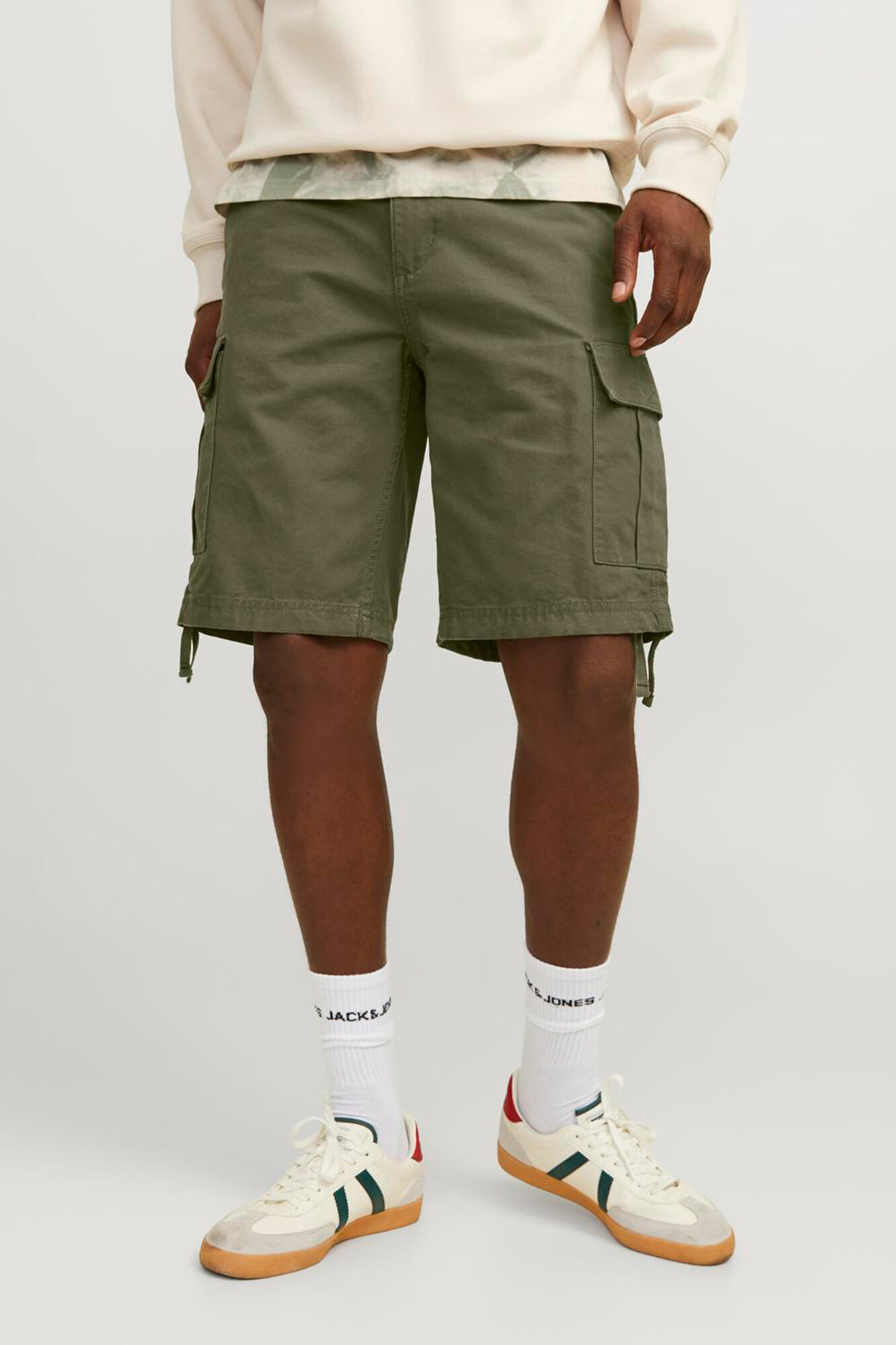 Jack & Jones Bermuda cargo regular fit verde