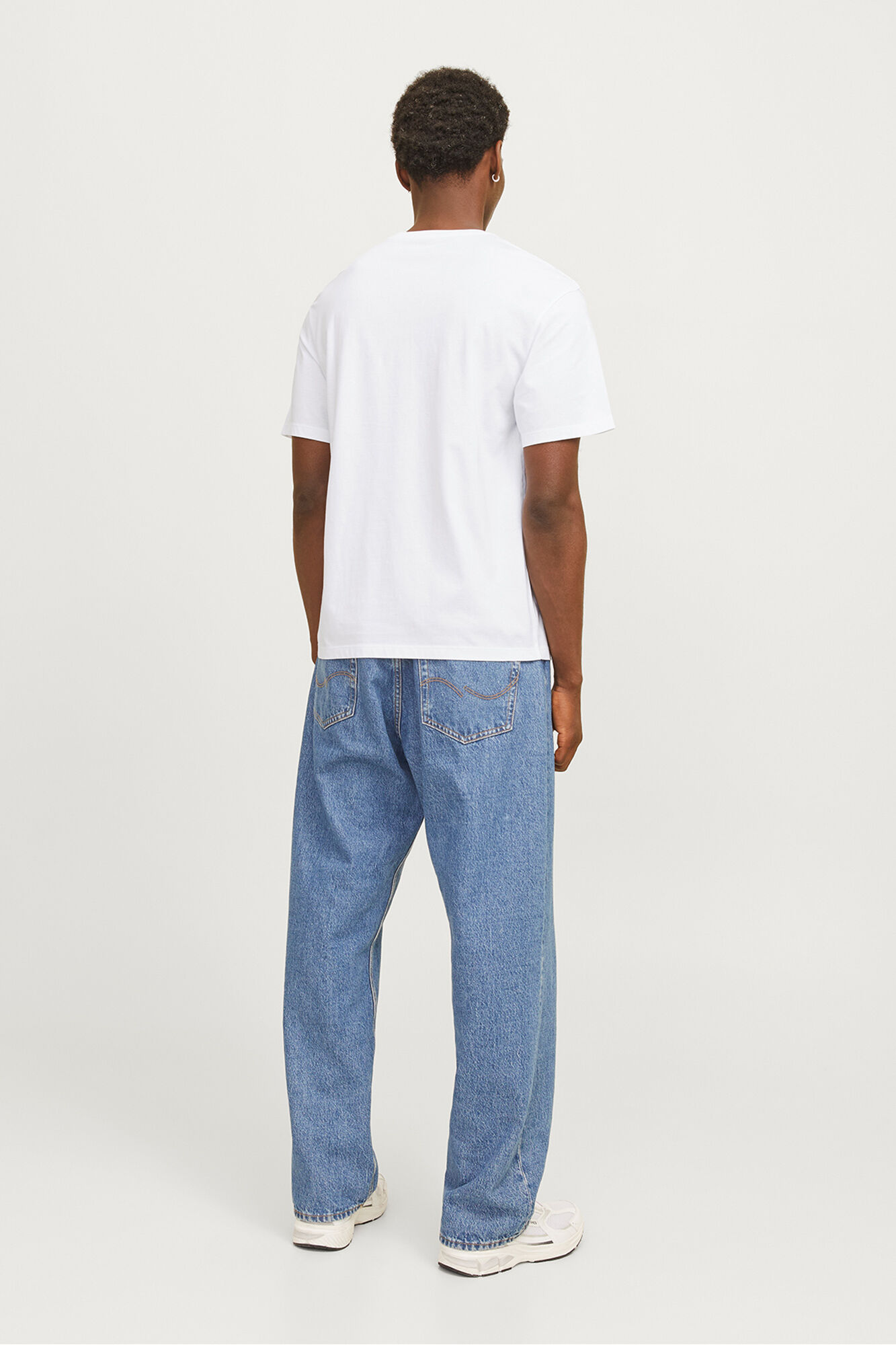 Jack & Jones Playera regular fit logo natural