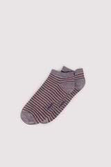 Springfield Calcetín tobillero micro rayas gris