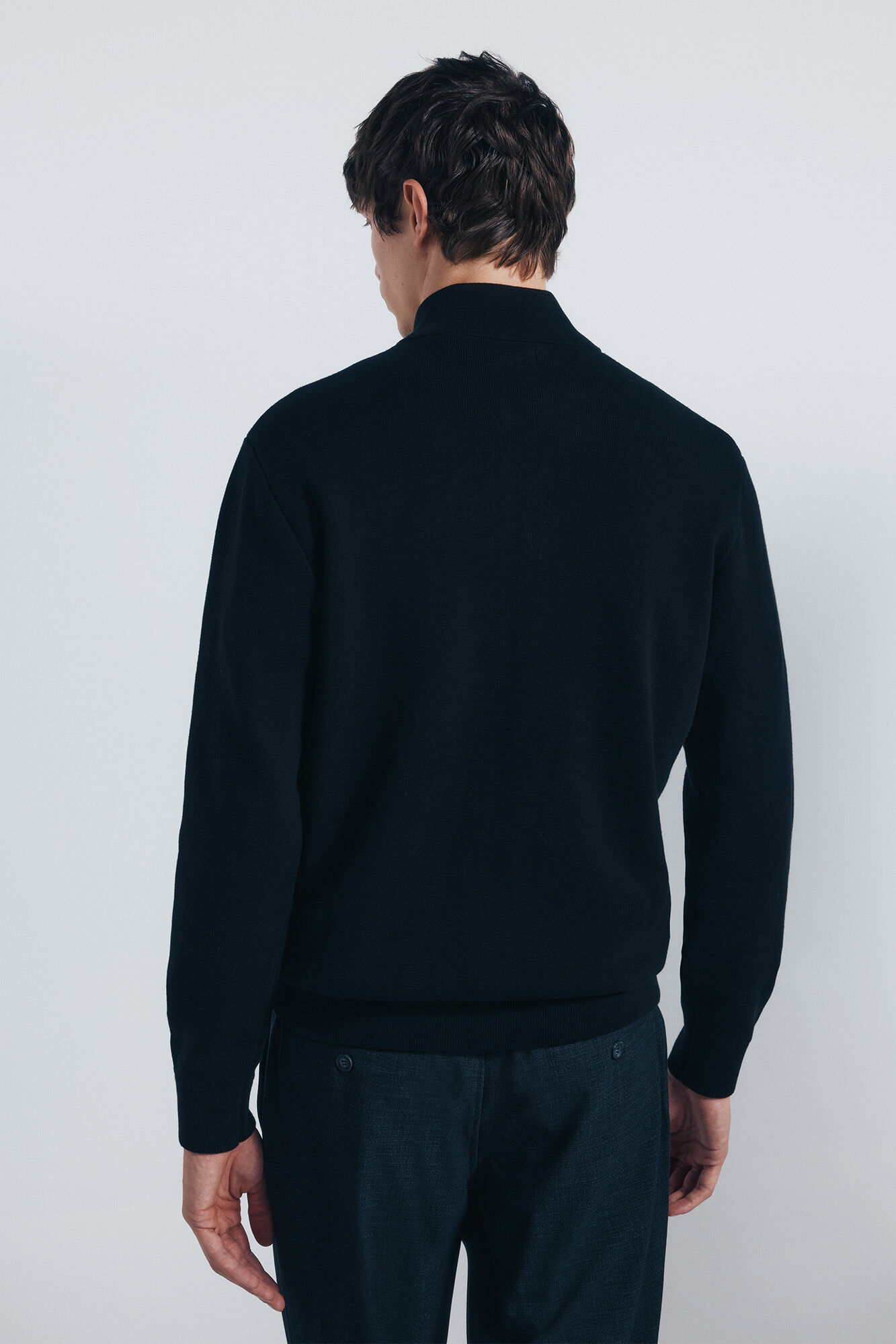 Springfield C&aacute;rdigan con cierre Milano negro