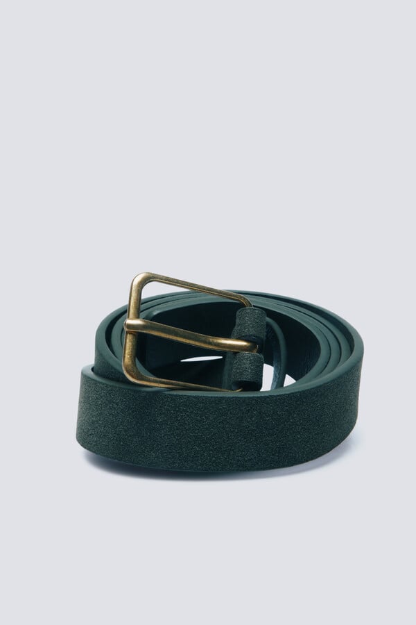 Springfield Cinturón hebilla cuadrada kaki