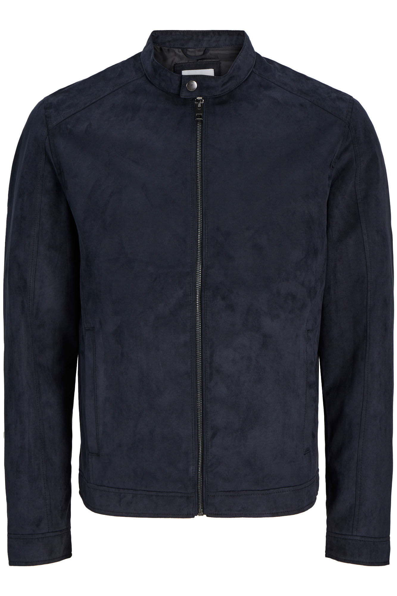 Jack & Jones Chamarra motera simil ante negro