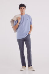 Springfield Pantalón 5 bolsillos ligero lavado slim fit azul indigo