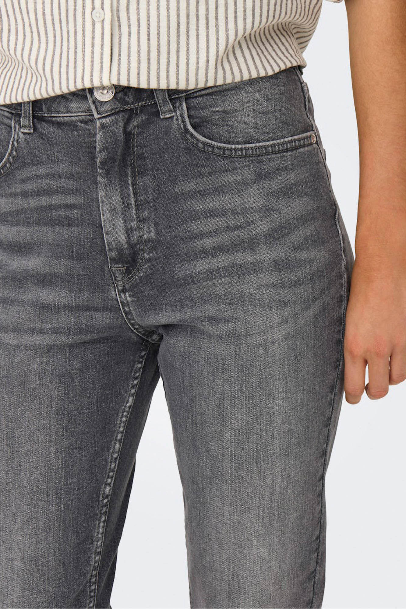 Only Jeans mom fit  gris