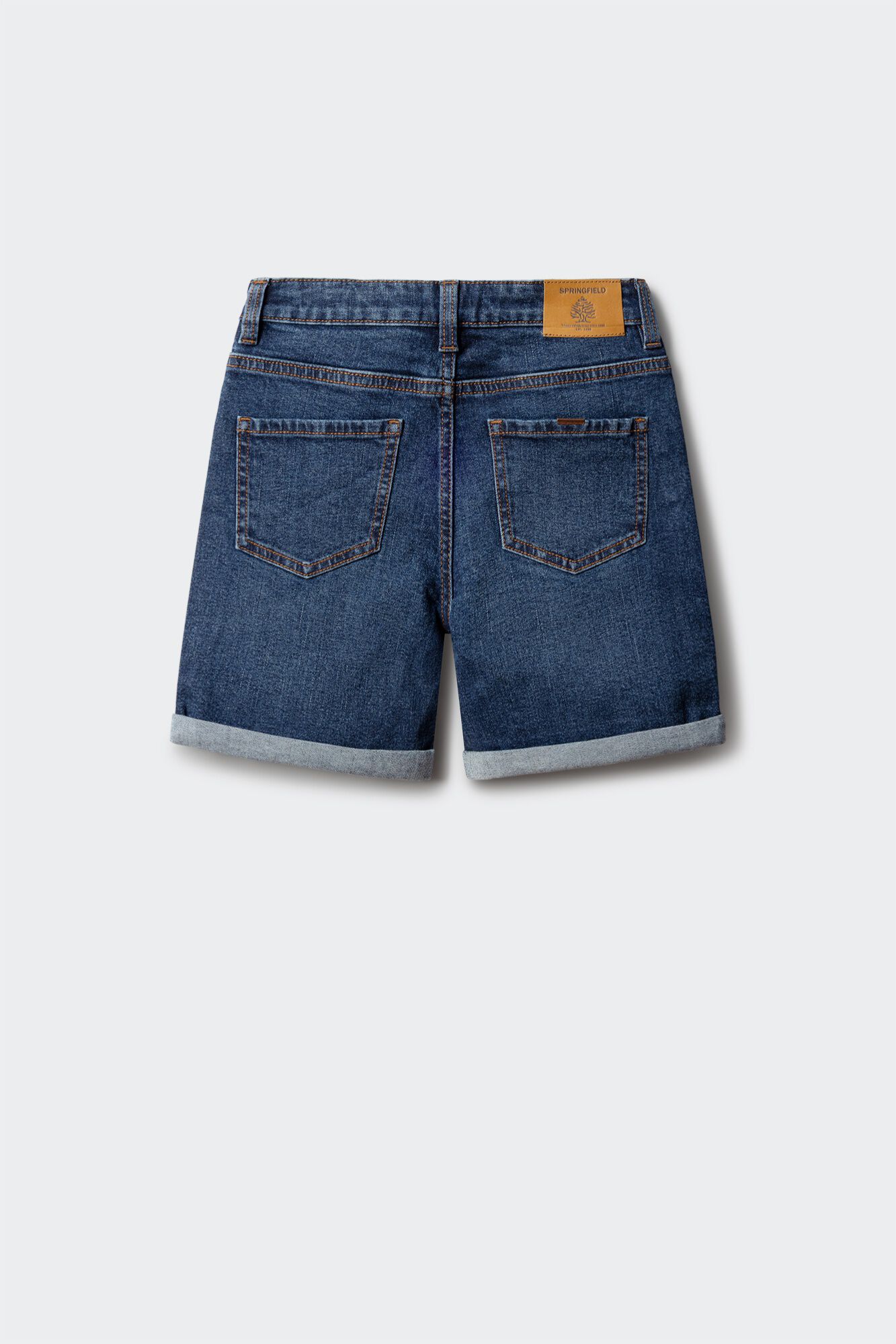 Springfield Kids Bermudas para ni&ntilde;o de denim azul
