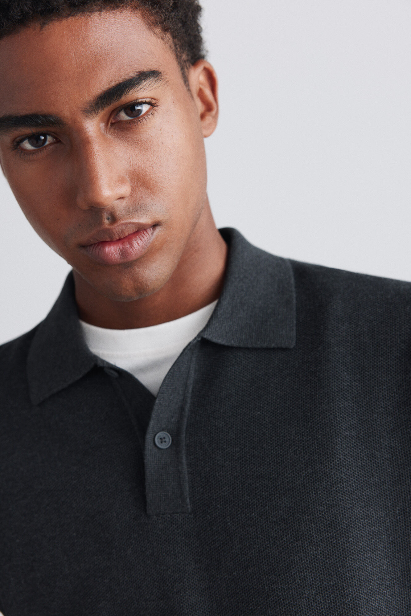 Springfield Polo de estructura con botones