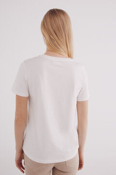 Springfield Playera gráfica beige