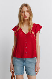 Springfield Playera de manga corta bordada