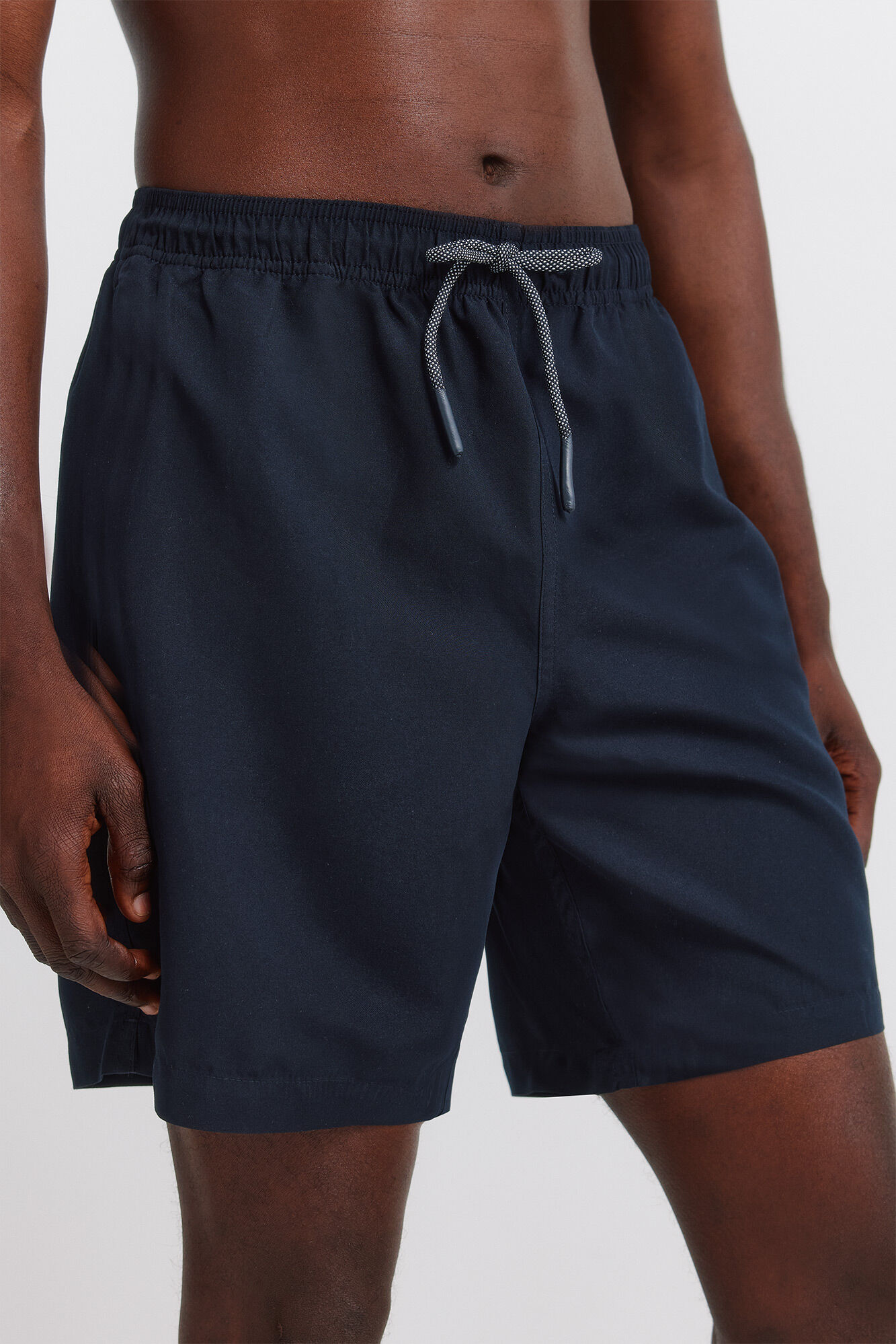 Springfield Traje de ba&ntilde;o liso largo azul