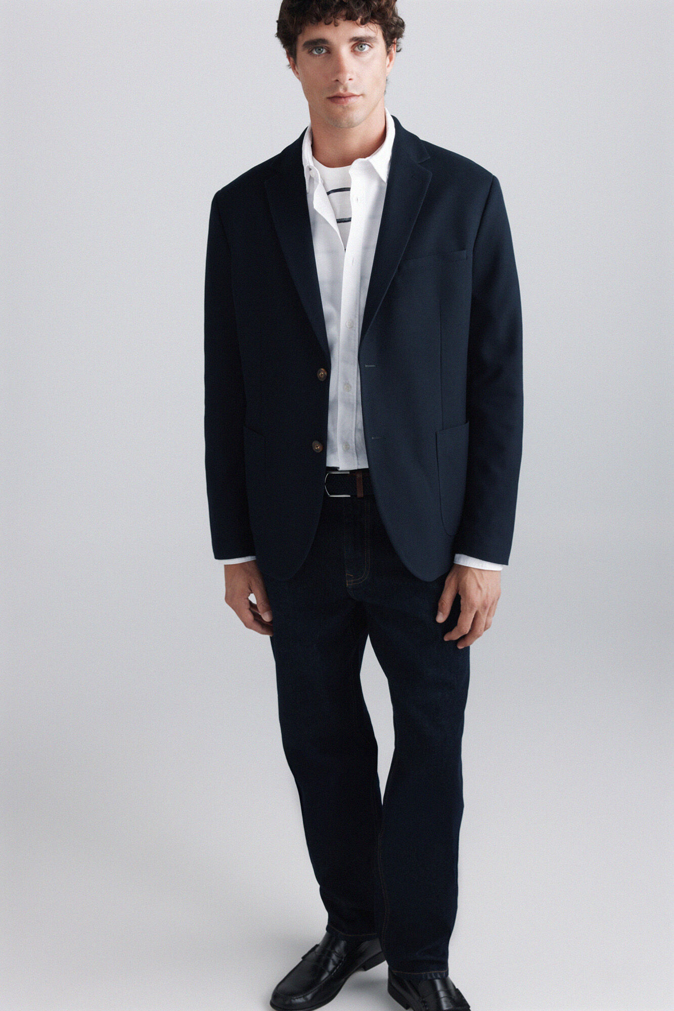 Springfield Blazer ojo de perdiz azul