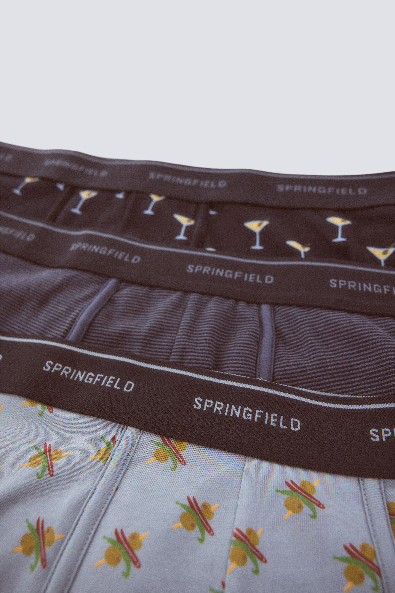 Springfield Pack 3 boxers martini & gilda azul