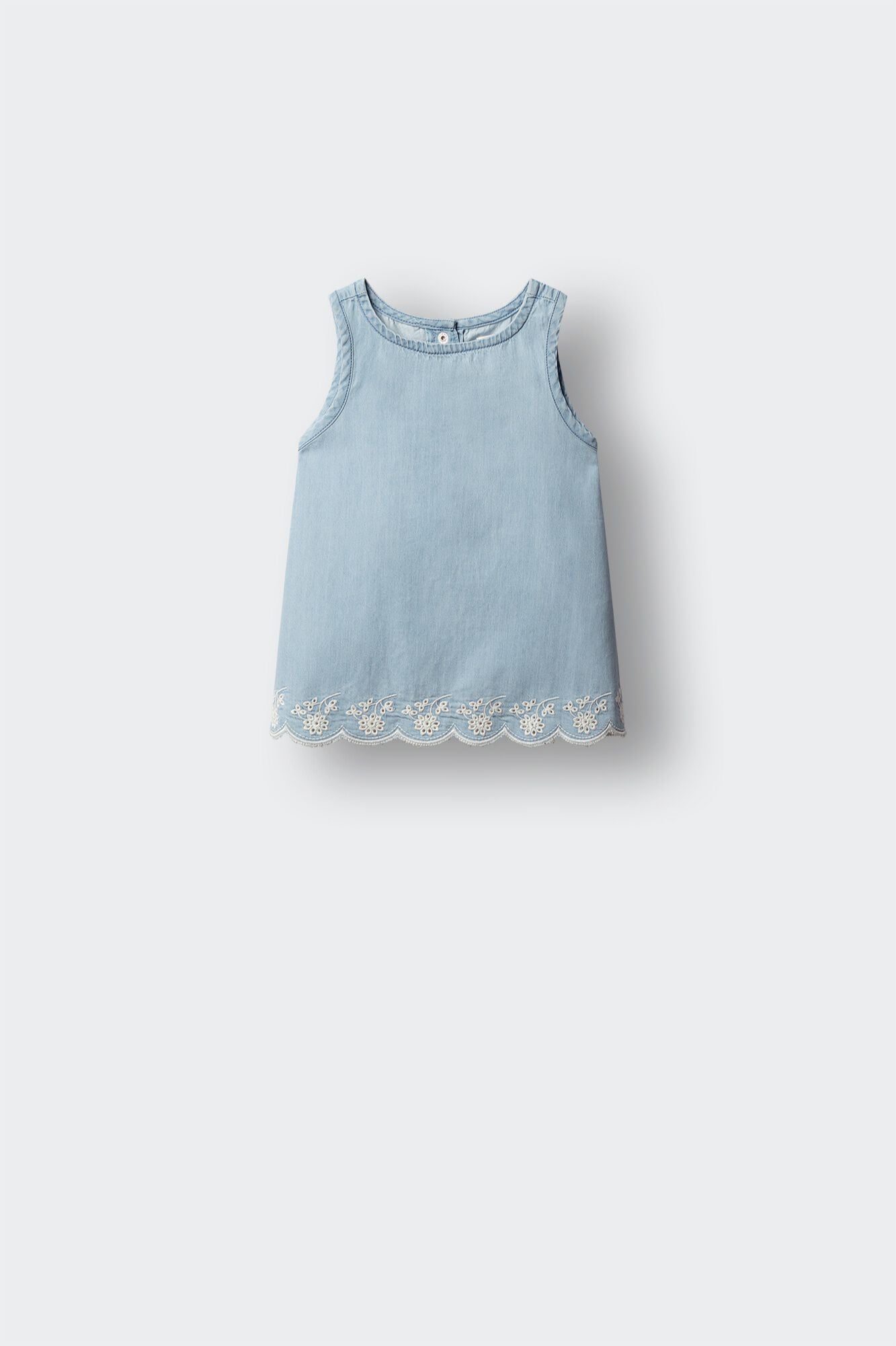 Springfield Kids Blusa de mezclilla ligera troquelada ni&ntilde;a