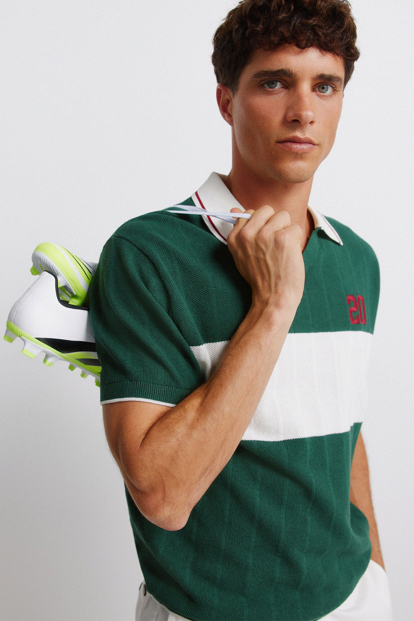 Springfield Polo deportivo con contraste