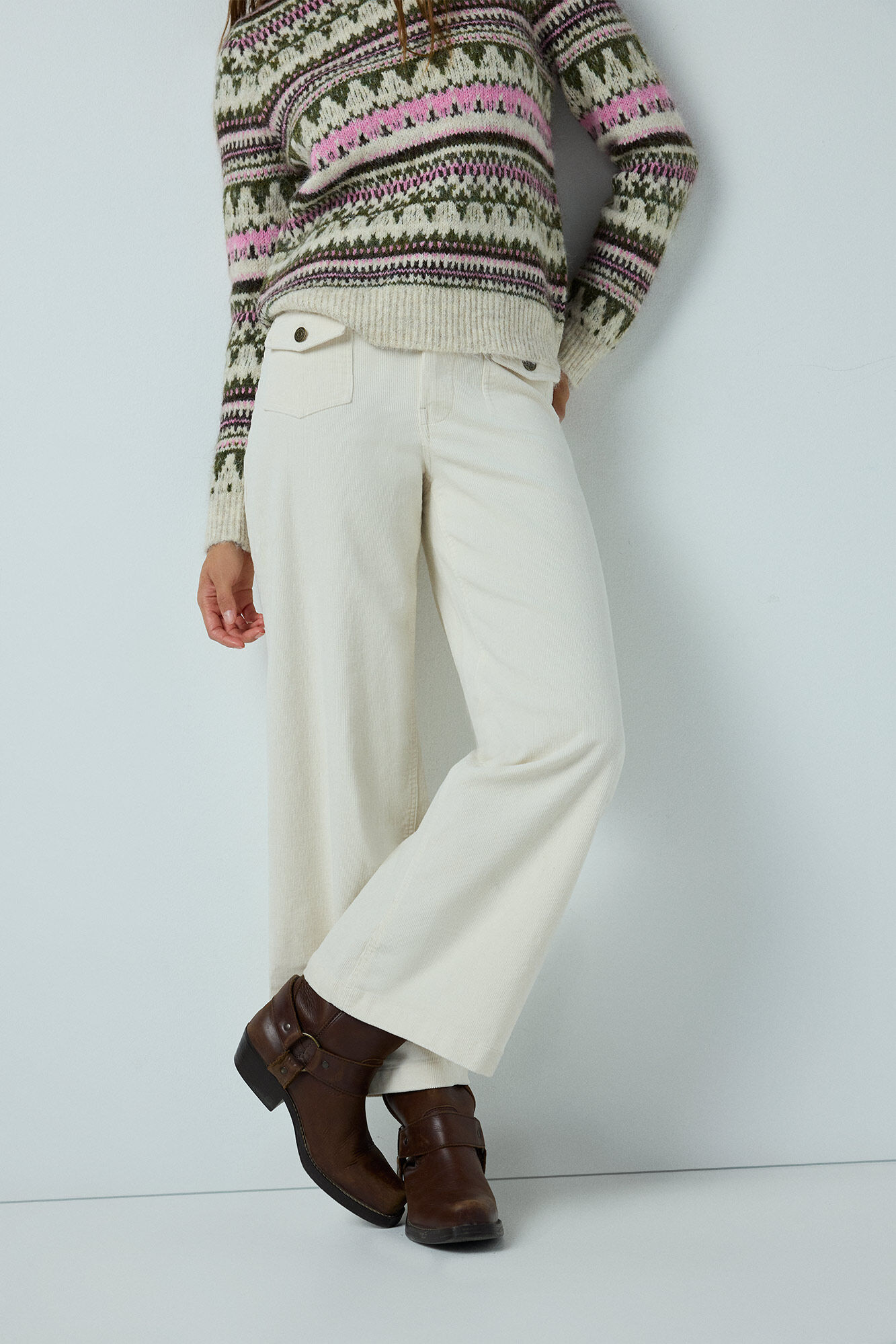 High Spirits Pantal&oacute;n Wide Caramel