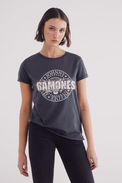 Springfield Playera "Ramones" gris