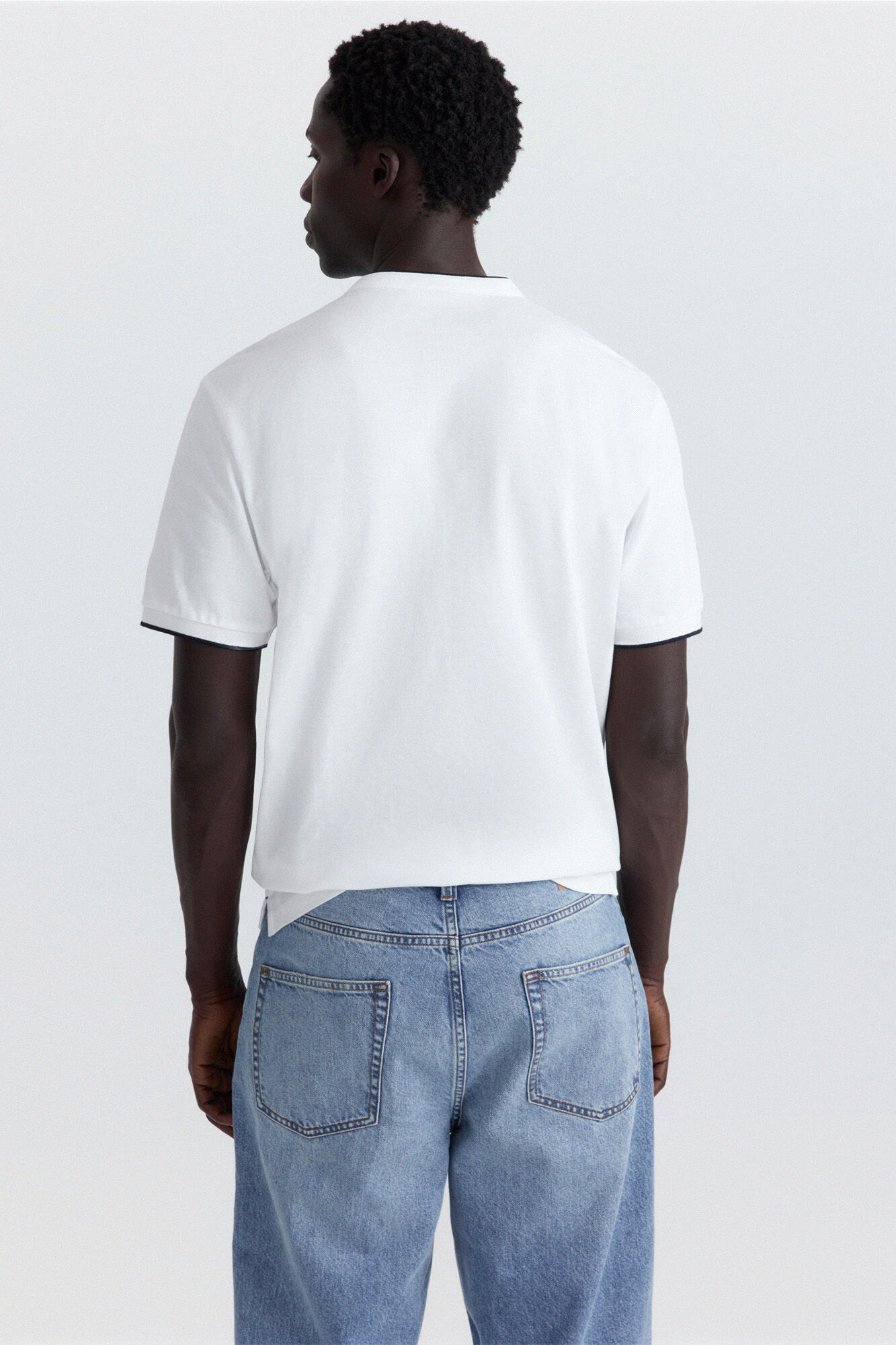 Springfield Polo de piqu&eacute; cuello mao slim fit natural