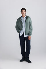 Springfield Chamarra softshell con capucha verde