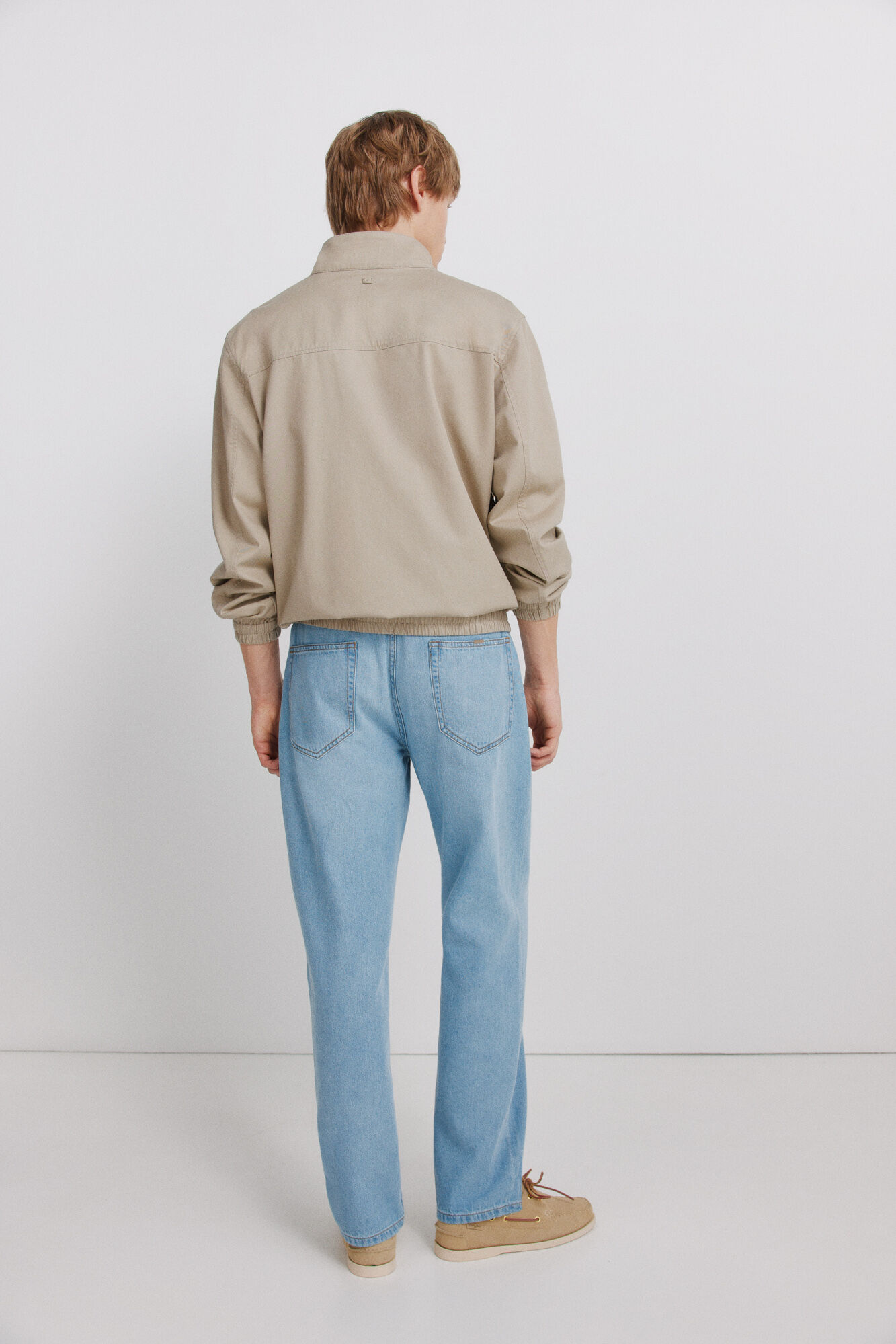 Springfield Jeans ultra ligero lavado medio corte recto azul