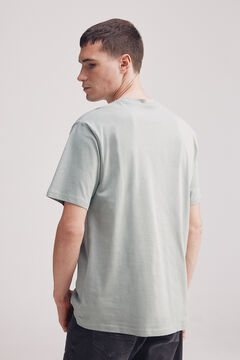 Springfield Playera básica cuello redondo verde