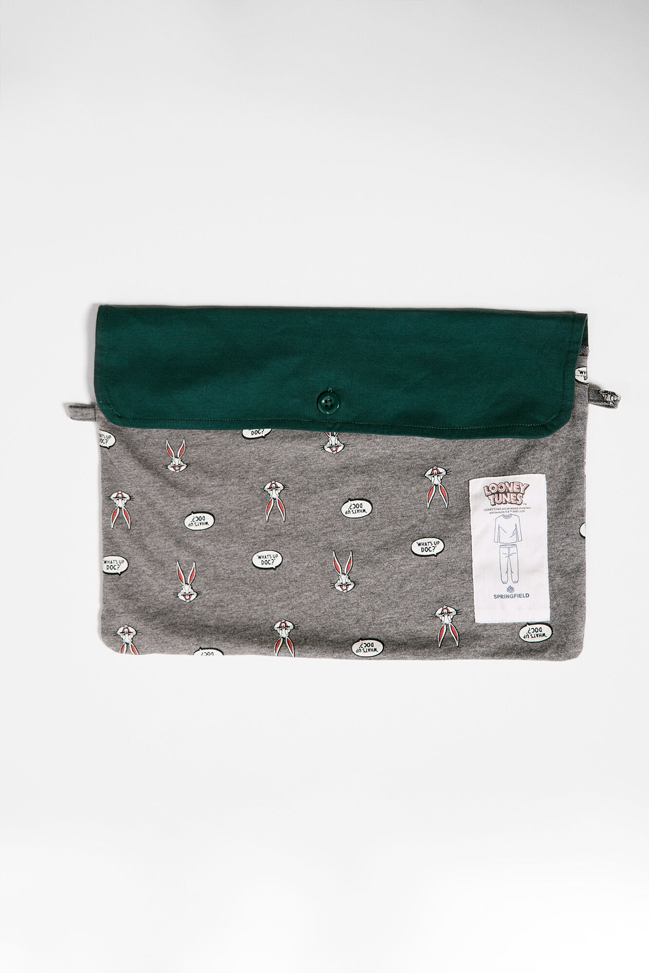 Springfield Pijama largo Looney Tunes&trade; Bugs Bunny gris