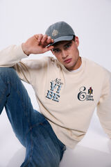 Springfield Gorra básica vaquera gris azul