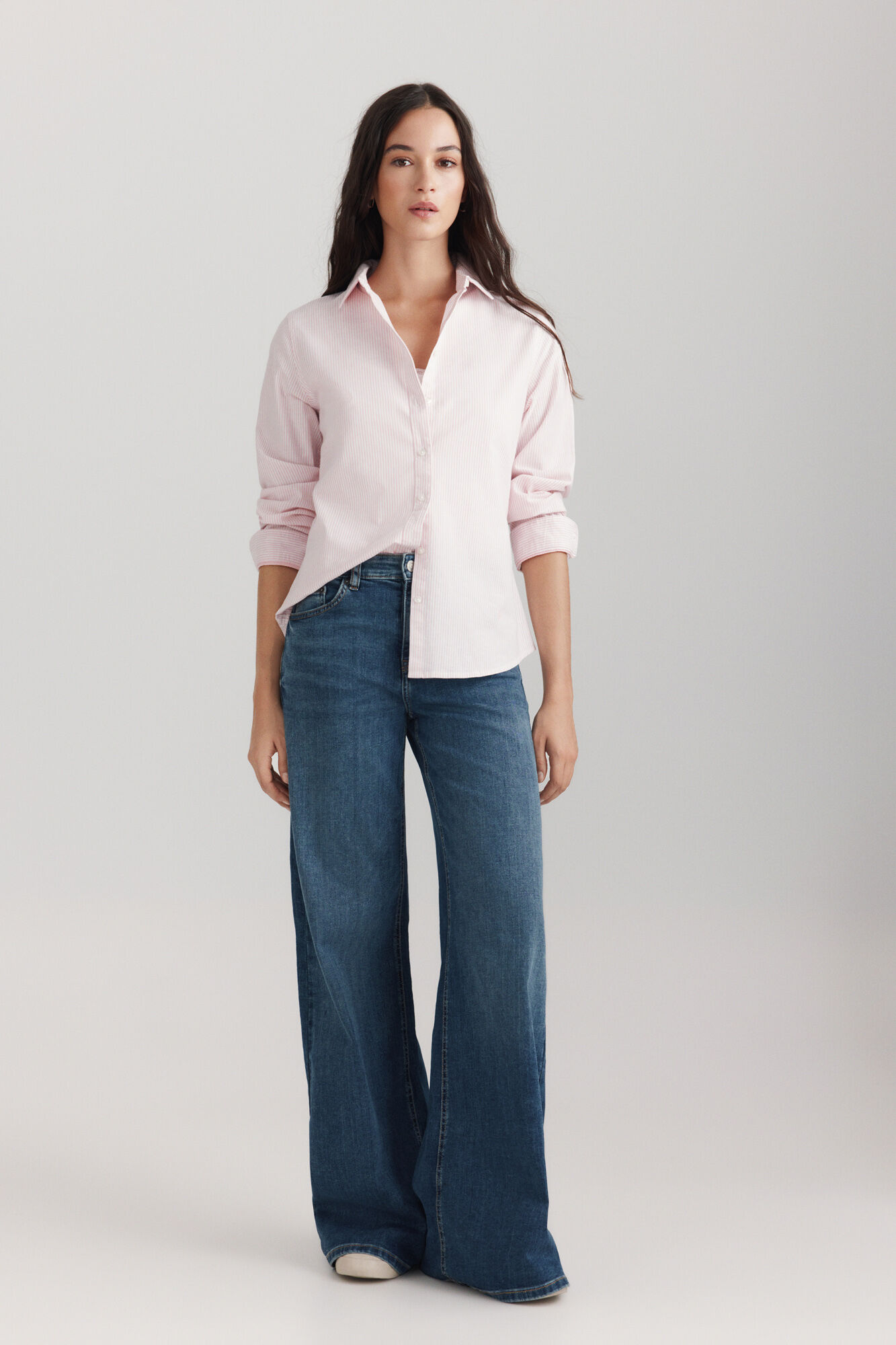 Springfield Blusa b&aacute;sica oxford