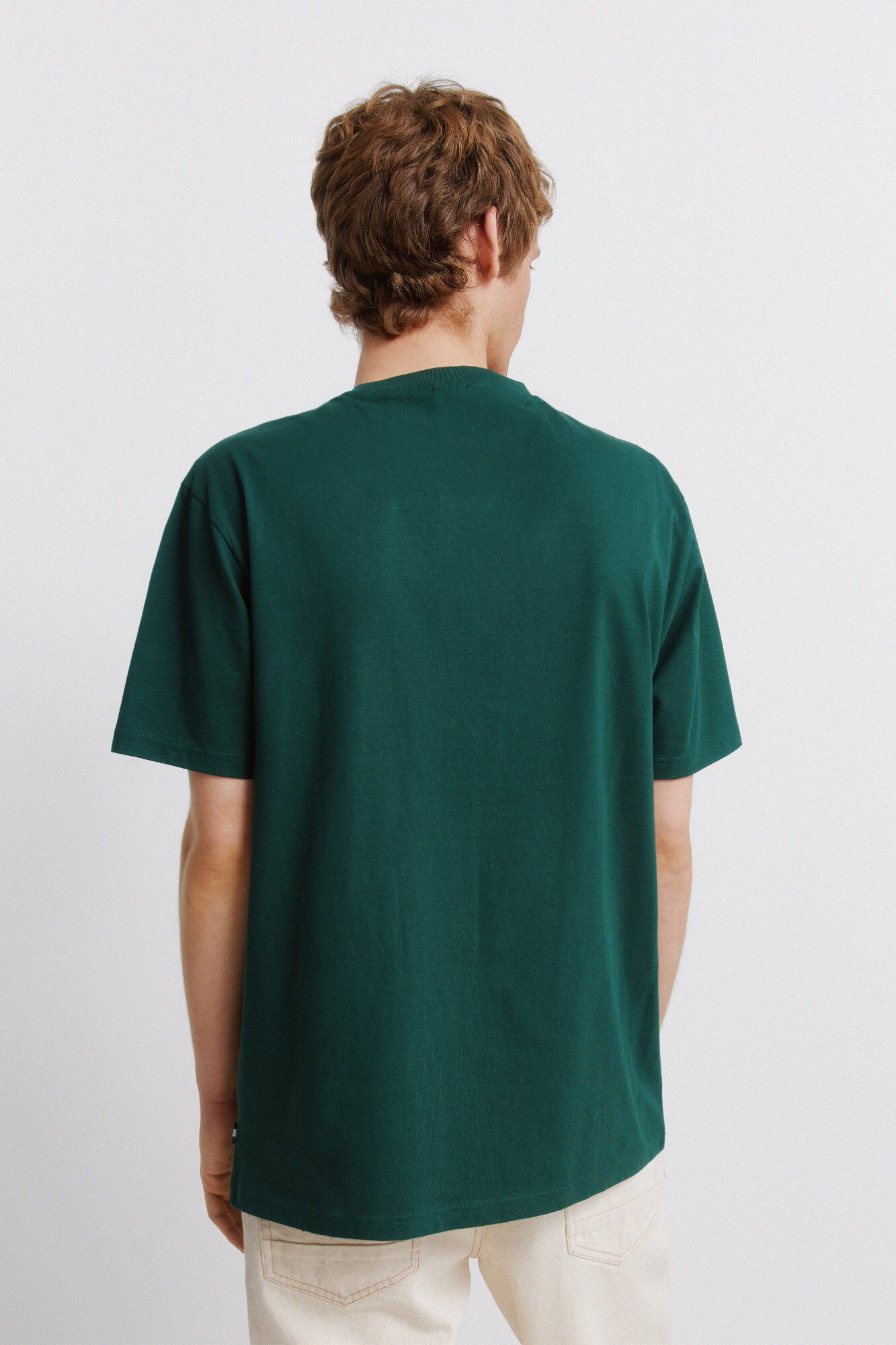 Springfield Playera Springfield fl&uacute;or verde