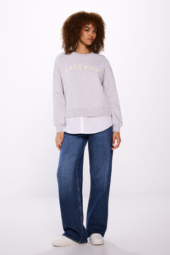 Springfield Sudadera "Très bien" gris