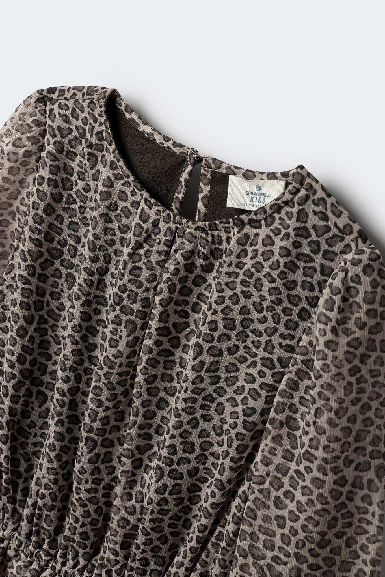 Springfield Kids Vestido animal print ni&ntilde;a beige