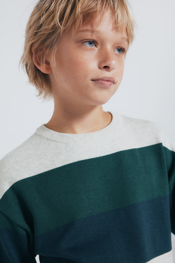 Springfield Kids Jersey básico rayas niño caza oscuro