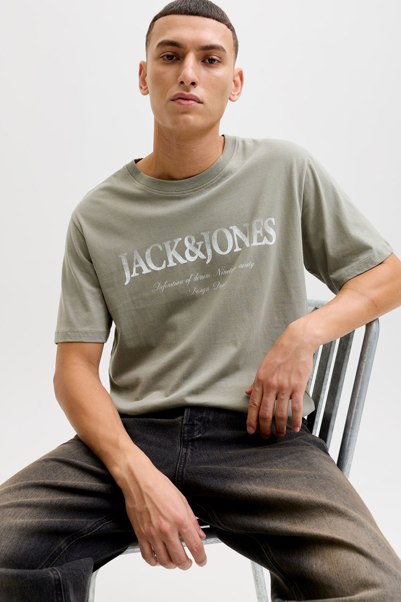 Jack & Jones Playera de manga corta con logo