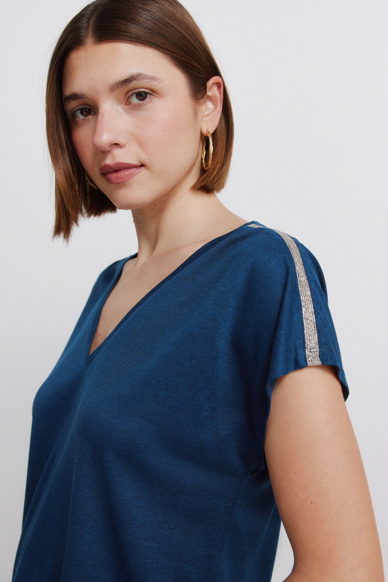 Springfield Playera manga murci&eacute;lago azul