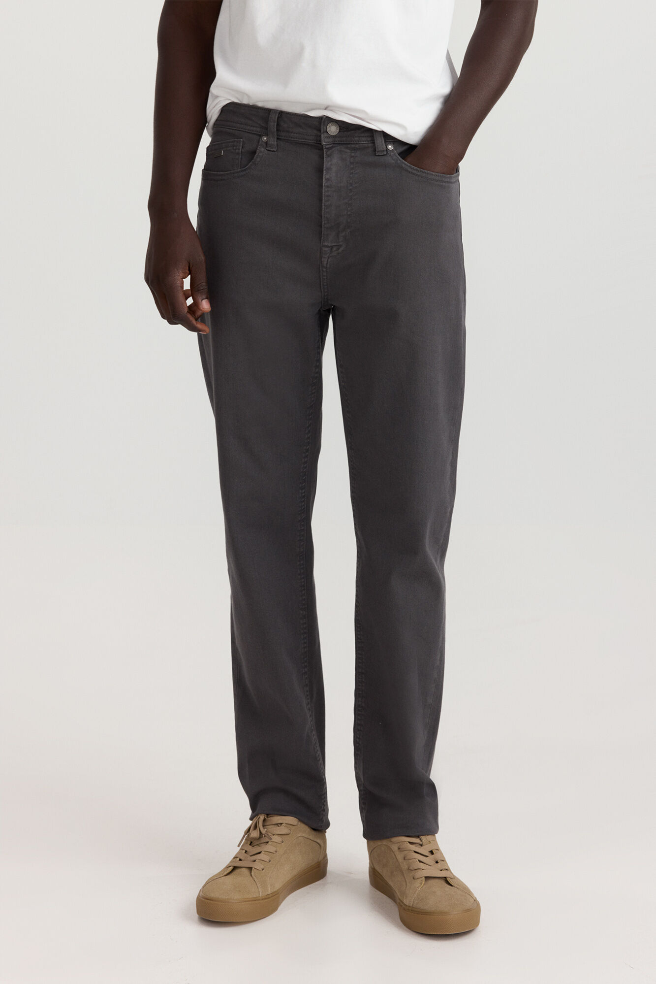 Springfield Pantal&oacute;n de 5 bolsillos slim lavado