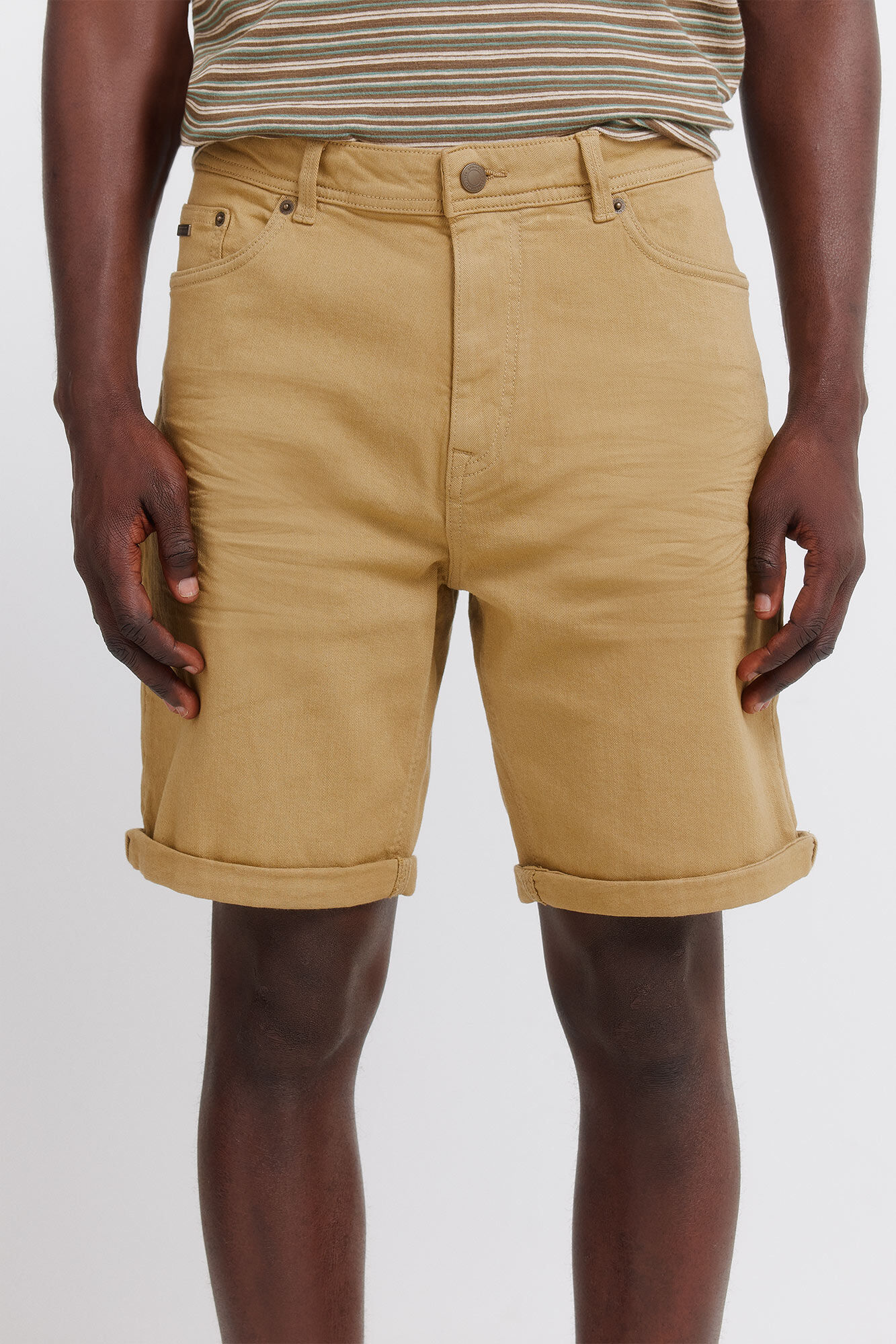 Springfield Bermudas 5 bolsillos lavadas slim fit